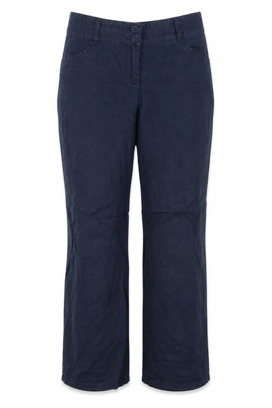 Annuci Womens Blue   Trousers  Size 36 in L30 in
