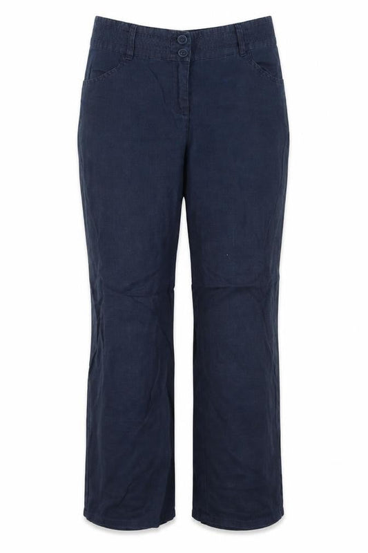 Annuci Womens Blue   Trousers  Size 36 in L30 in
