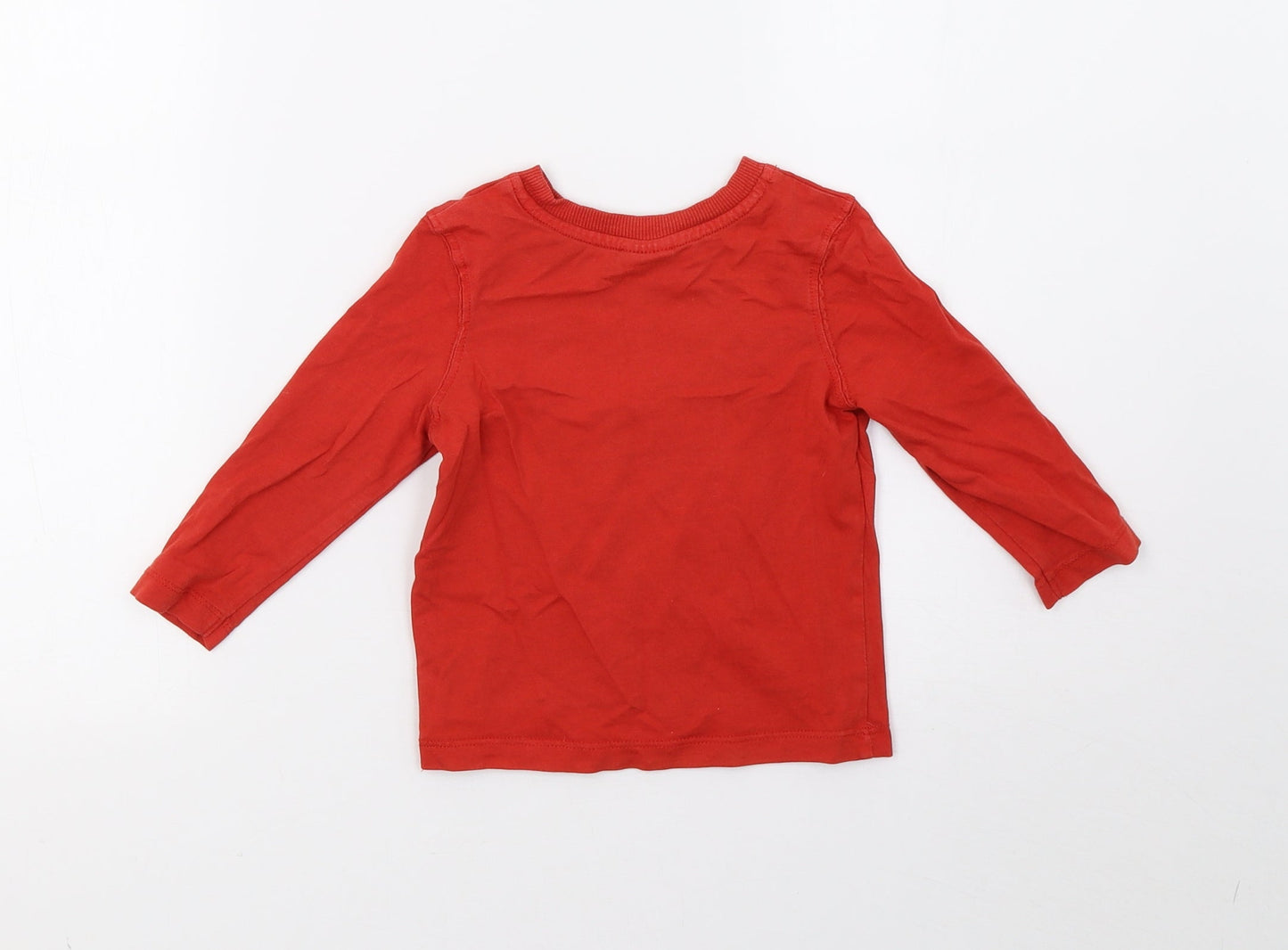 George Boys Red    Pyjama Top Size 24 Months
