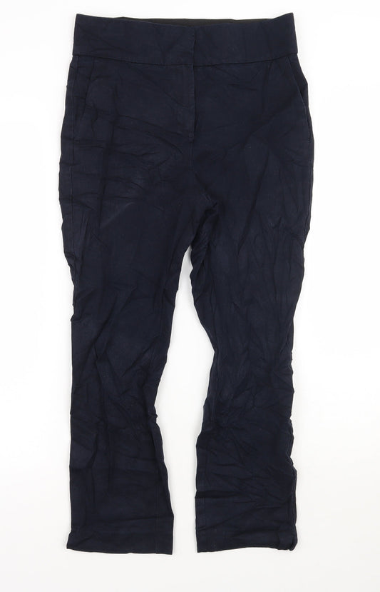 NEXT Womens Blue   Trousers  Size 10 L23 in