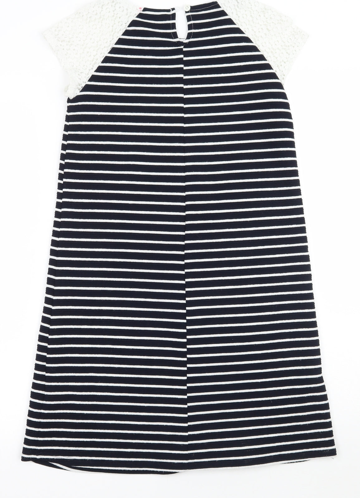 Young Dimension Girls Blue Striped  A-Line  Size 12 Years