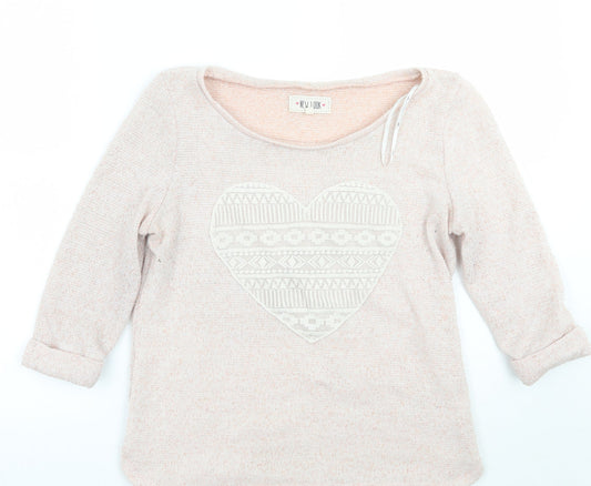 Newlook Womens Pink   Pullover Jumper Size 10