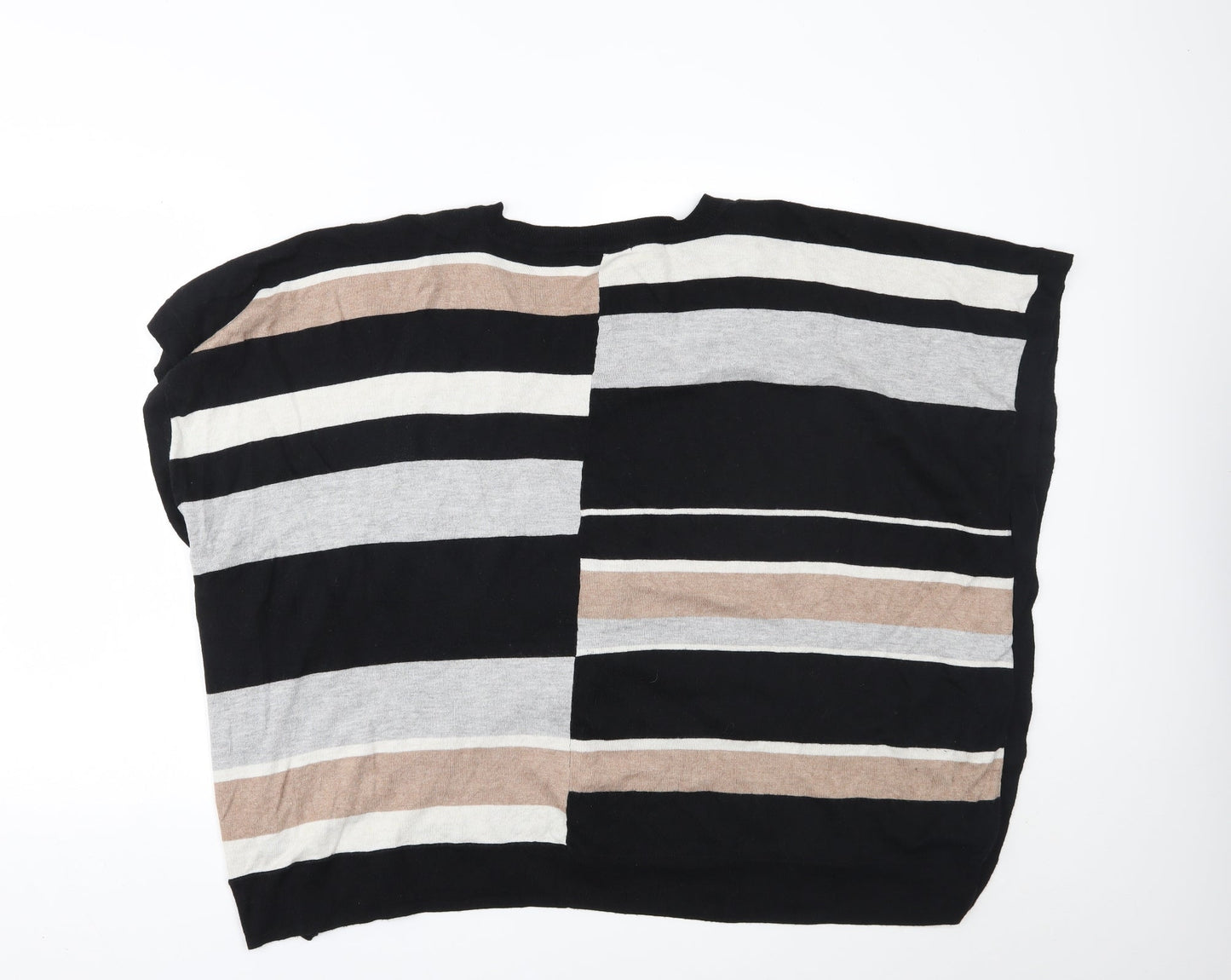 TU Womens Multicoloured Striped  Basic Blouse Size M