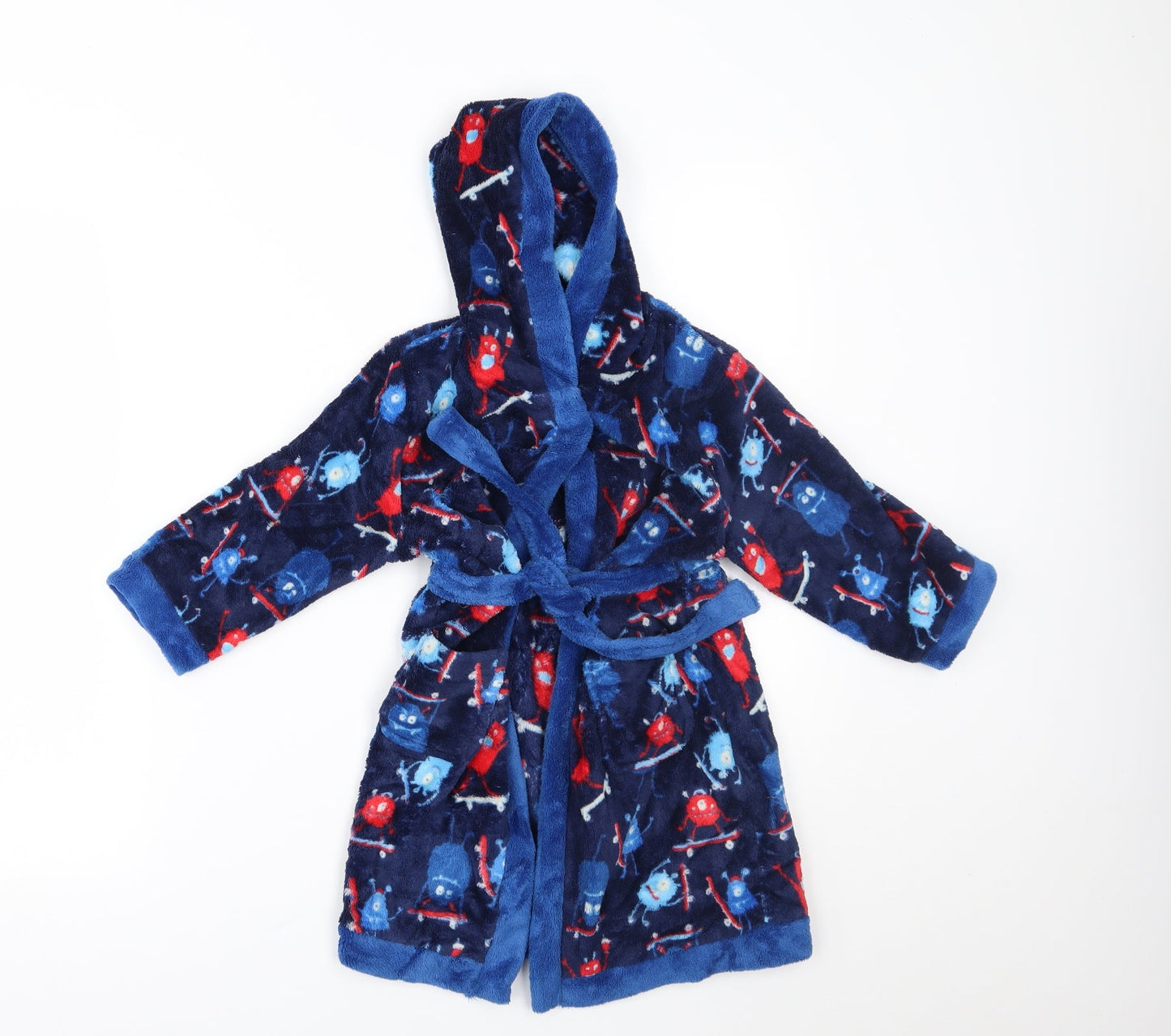 Mini Club Boys Blue    Robe Size 3-4 Years