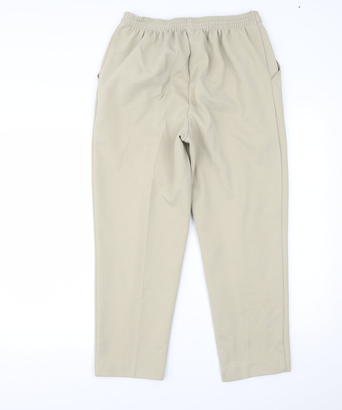 Marks and Spencer Womens Beige   Trousers  Size 16 L24 in