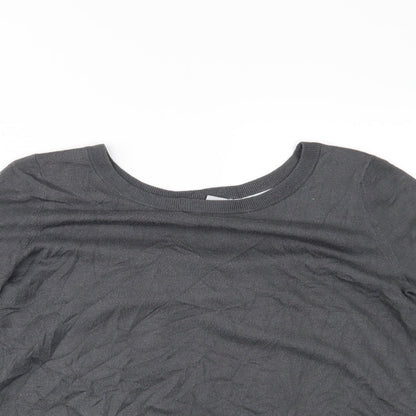 H&M Womens Grey   Basic Blouse Size S