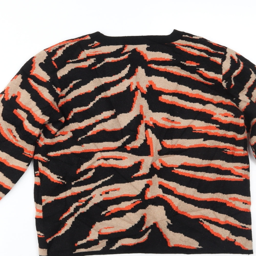 Very  Womens Multicoloured Animal Print  Pullover Jumper Size 12