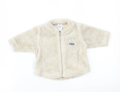 Additional front view of H&M Baby Beige Jacket, size 3-6, Months