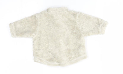 Back view of H&M Baby Beige Jacket, size 3-6, Months