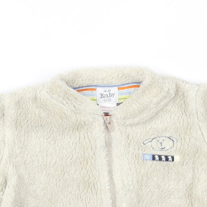 Close-up detail of H&M Baby Beige Jacket, size 3-6, Months