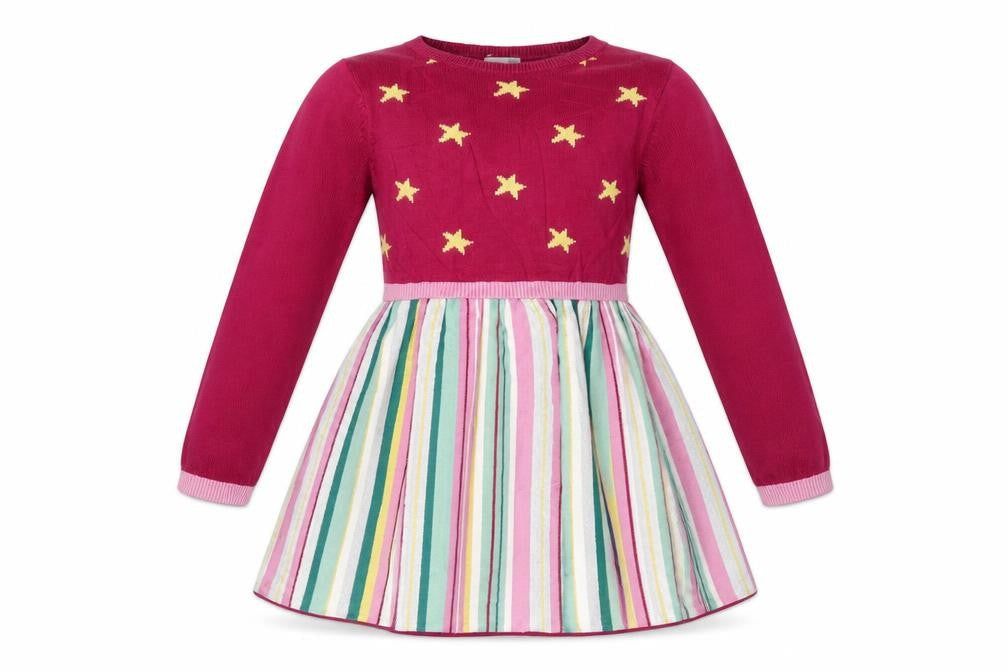 John Lewis Womens Multicoloured Striped  A-Line  Size 6