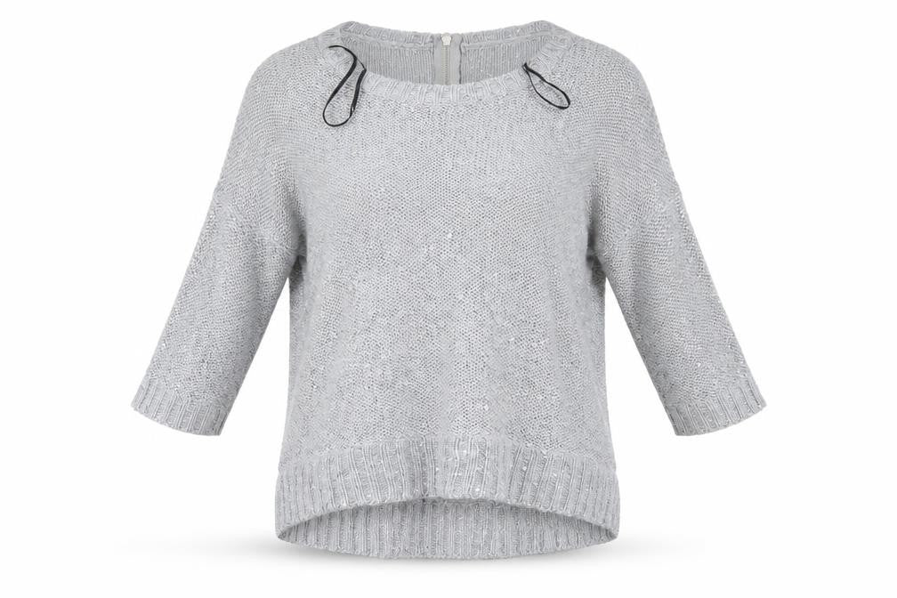 Warehouse Womens Grey   Pullover Jumper Size 10