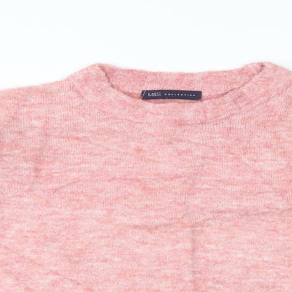 Marks & Spencer Womens Pink   Pullover Jumper Size M