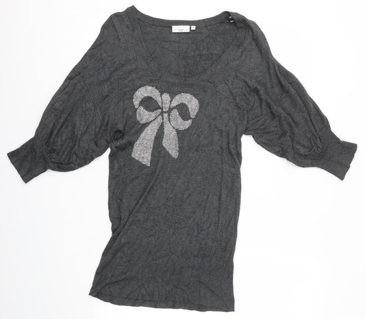 New Look Womens Grey   Pullover Jumper Size 10