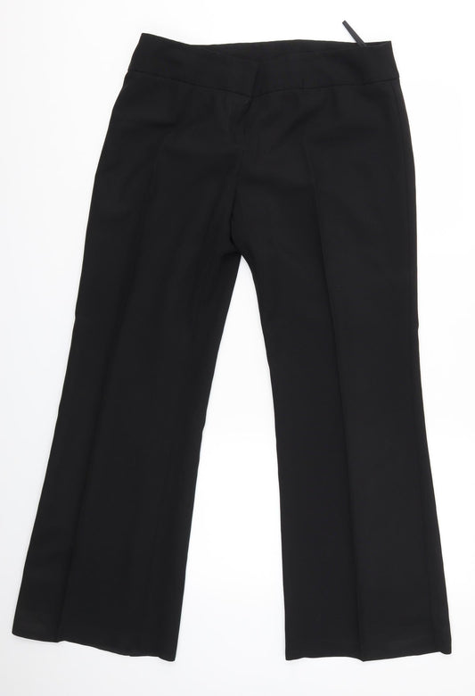 Ethel Austin Womens Black   Dress Pants Trousers Size 14 L28 in