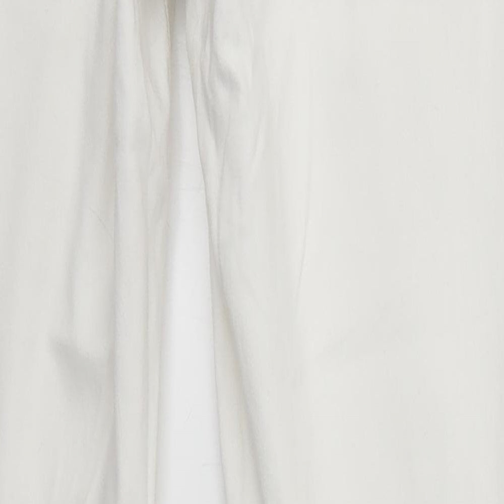 Topshop Womens White   Skinny Jeans Size 28 in L32 in