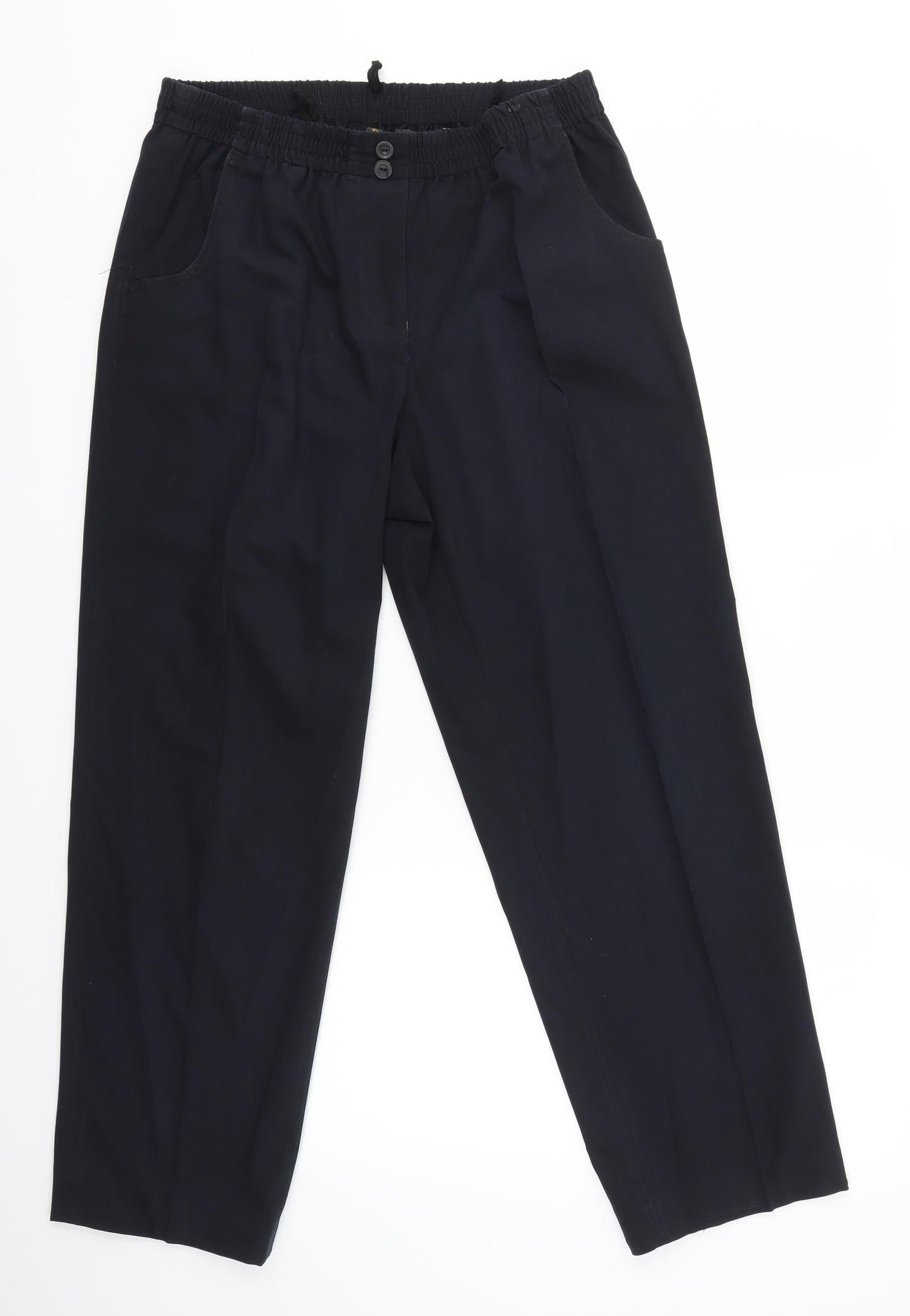 Come On Womens Grey   Trousers  Size 16 L28 in - Workwear