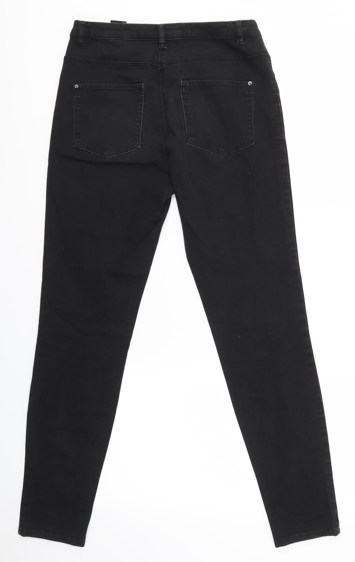 H&M Womens Black   Skinny Jeans Size 8 L28 in