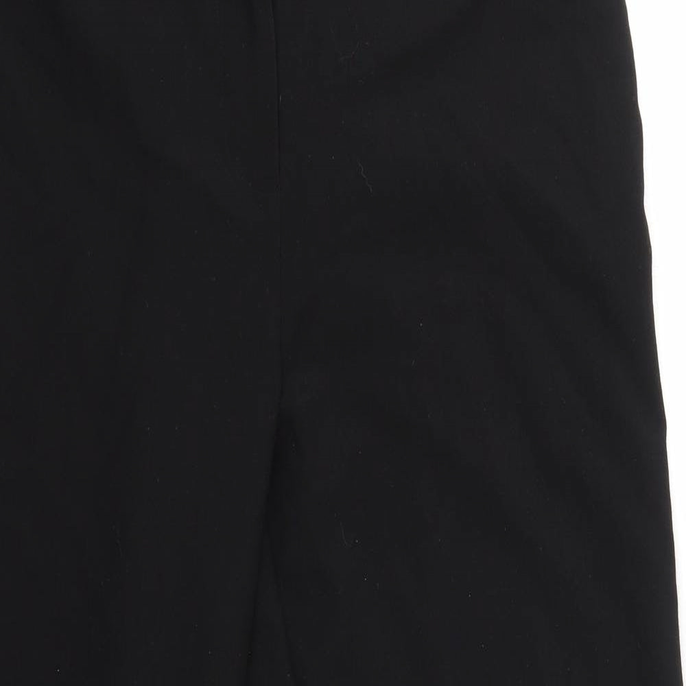 slimma Womens Black   Dress Pants Trousers Size 14 L28 in
