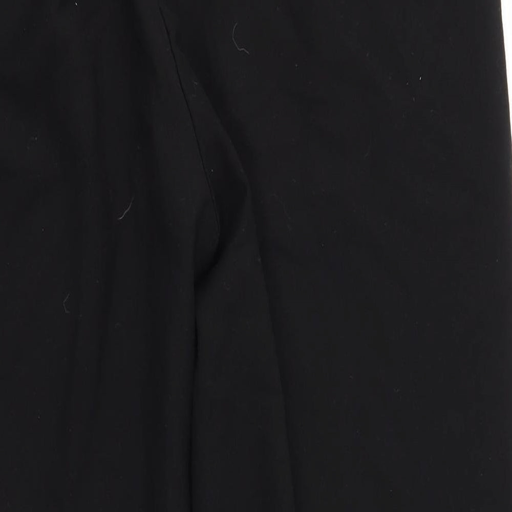 slimma Womens Black   Dress Pants Trousers Size 14 L28 in