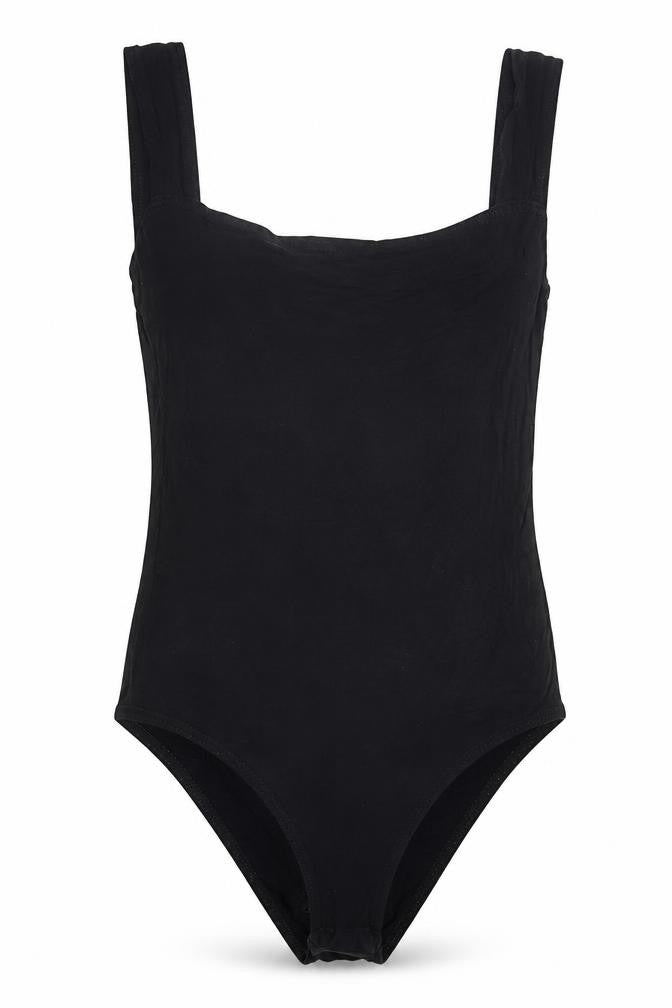 PRETTYLITTLETHING Womens Black   Bodysuit One-Piece Size 6