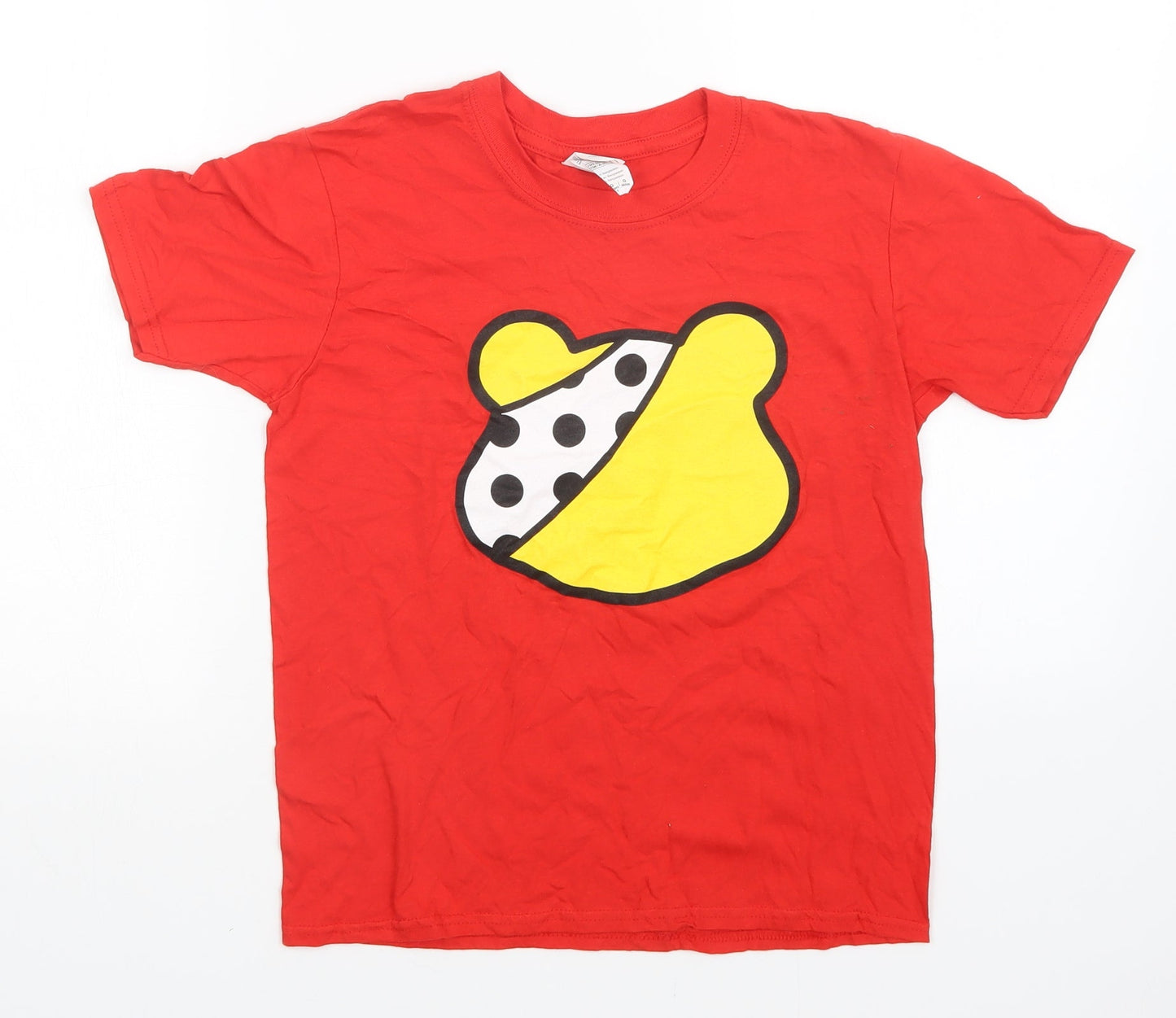 Gilden Girls Red   Basic T-Shirt Size L