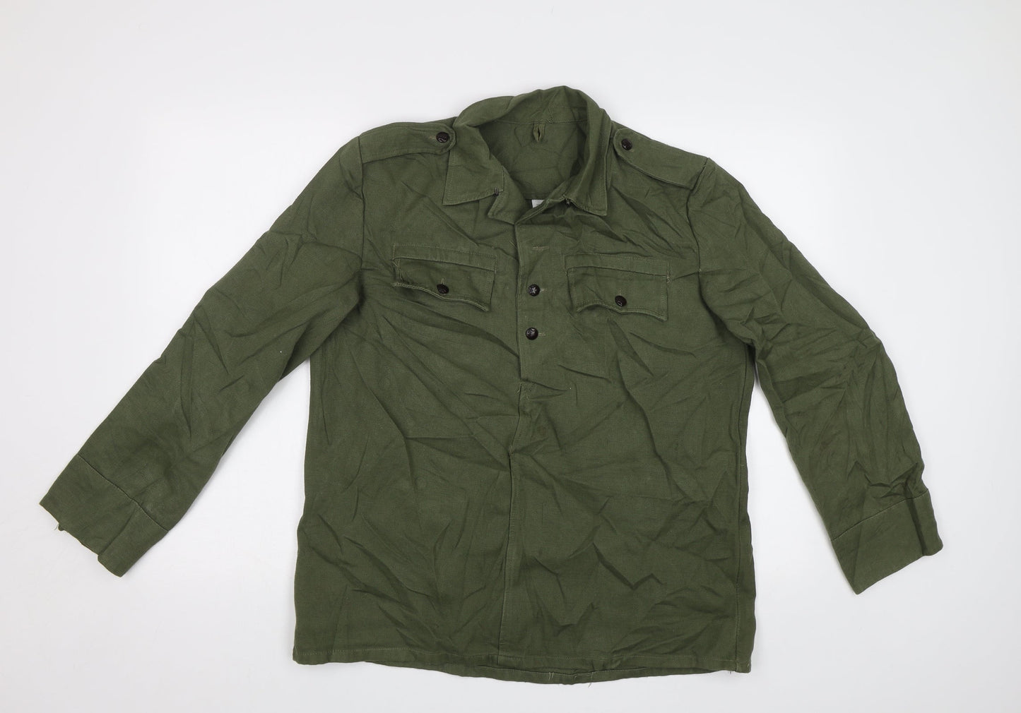 Preworn Womens Green  Canvas Jacket  Size L
