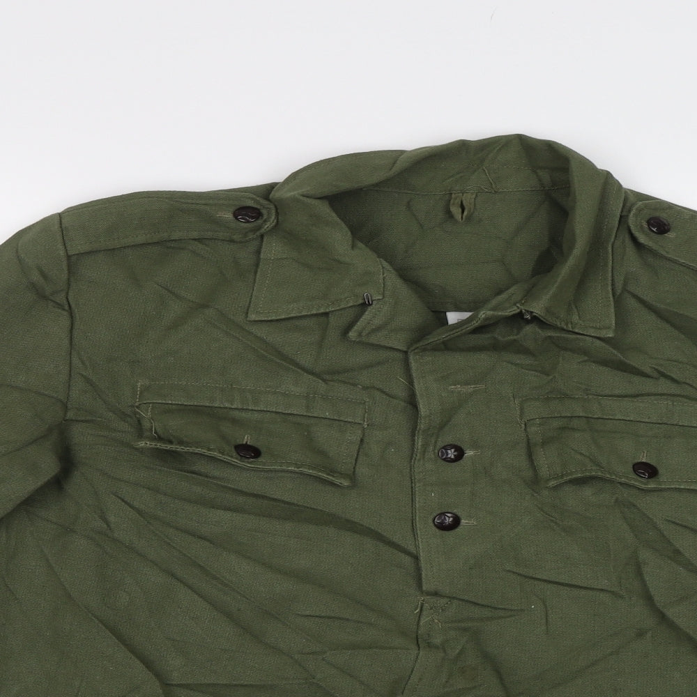 Preworn Womens Green  Canvas Jacket  Size L