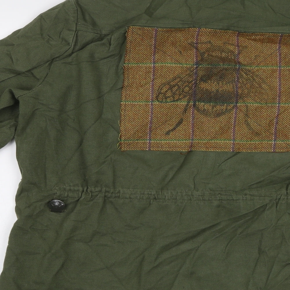 Preworn Womens Green  Canvas Jacket  Size L