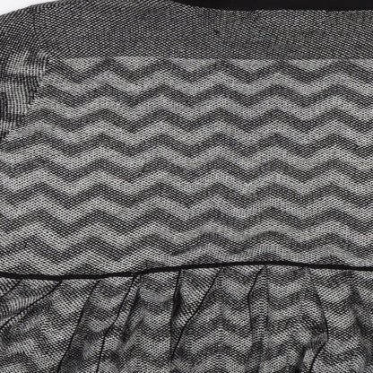 Marks & Spencer Womens Black Striped  Cardigan Jumper Size 12