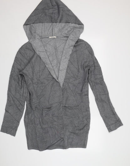 Tu Womens Grey   Overcoat Coatigan Size M