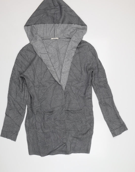 TU Womens Grey   Overcoat Coatigan Size M