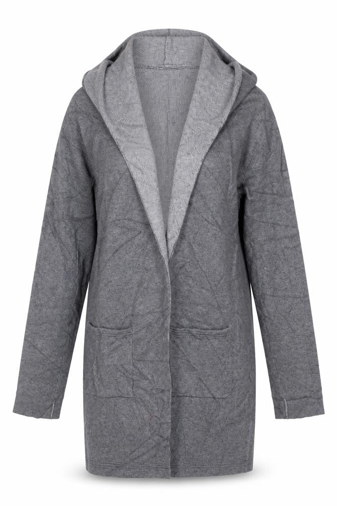 TU Womens Grey   Overcoat Coatigan Size M