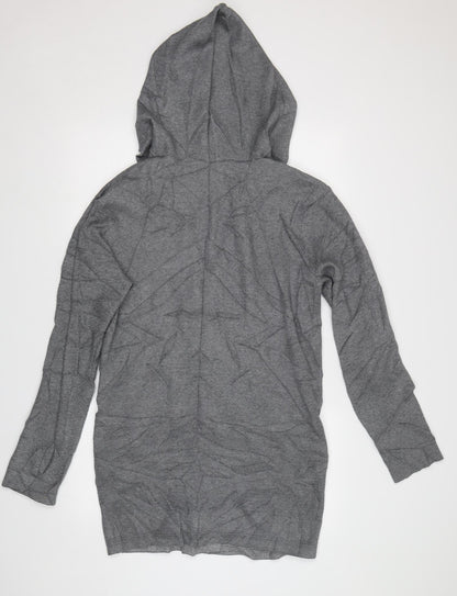 Tu Womens Grey   Overcoat Coatigan Size M