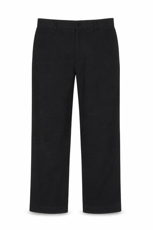 Burton Mens Black Striped  Dress Pants Trousers Size 32 L29 in