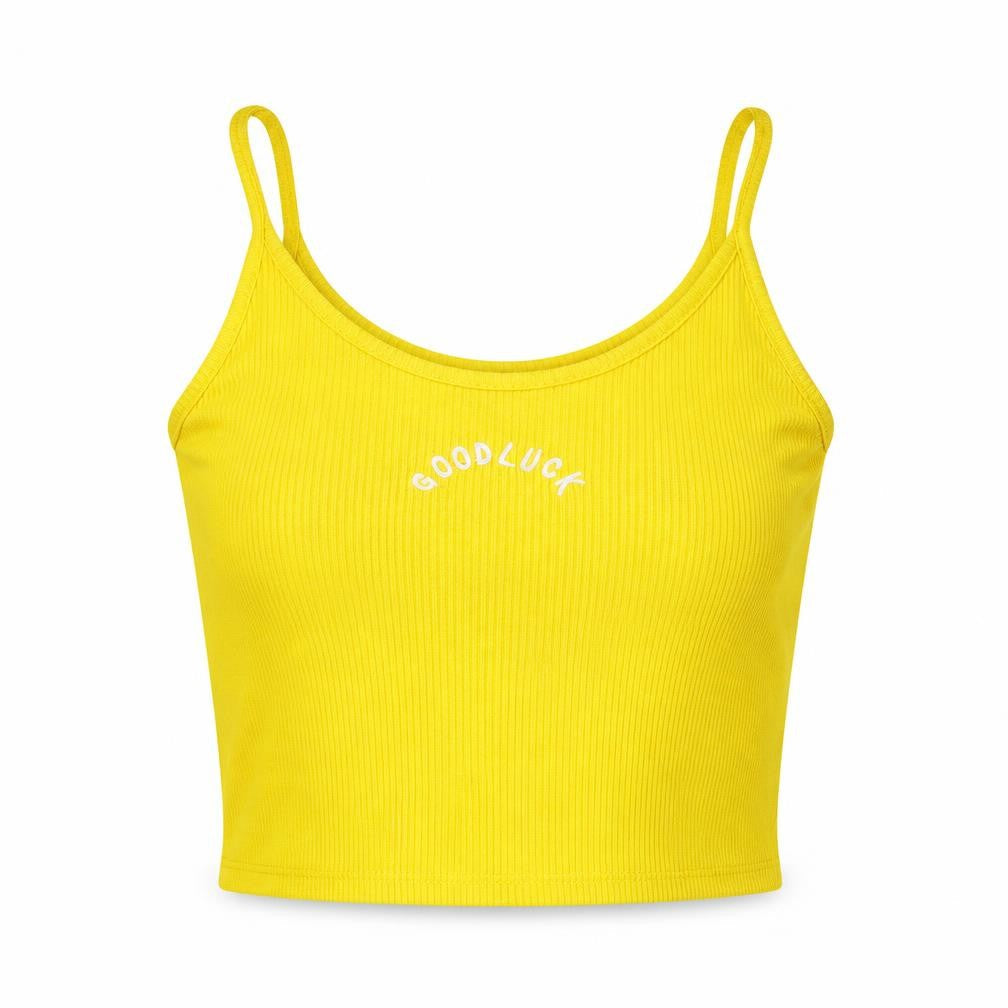 Primark Womens Yellow   Cropped Tank Size XS