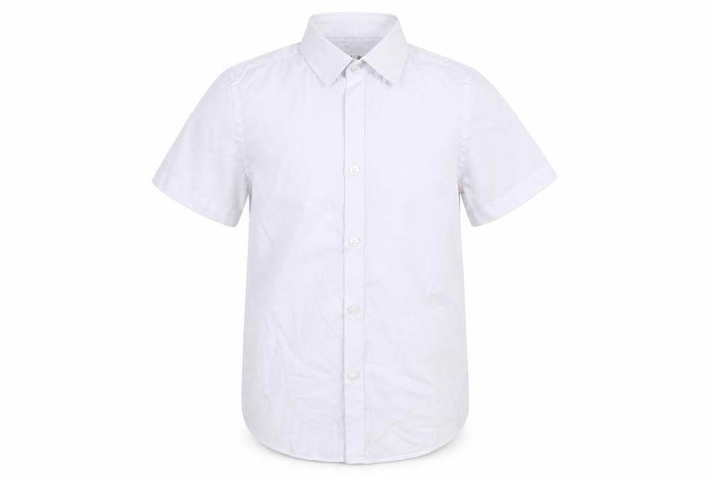 Marks & Spencer Boys White   Basic Button-Up Size 7-8 Years