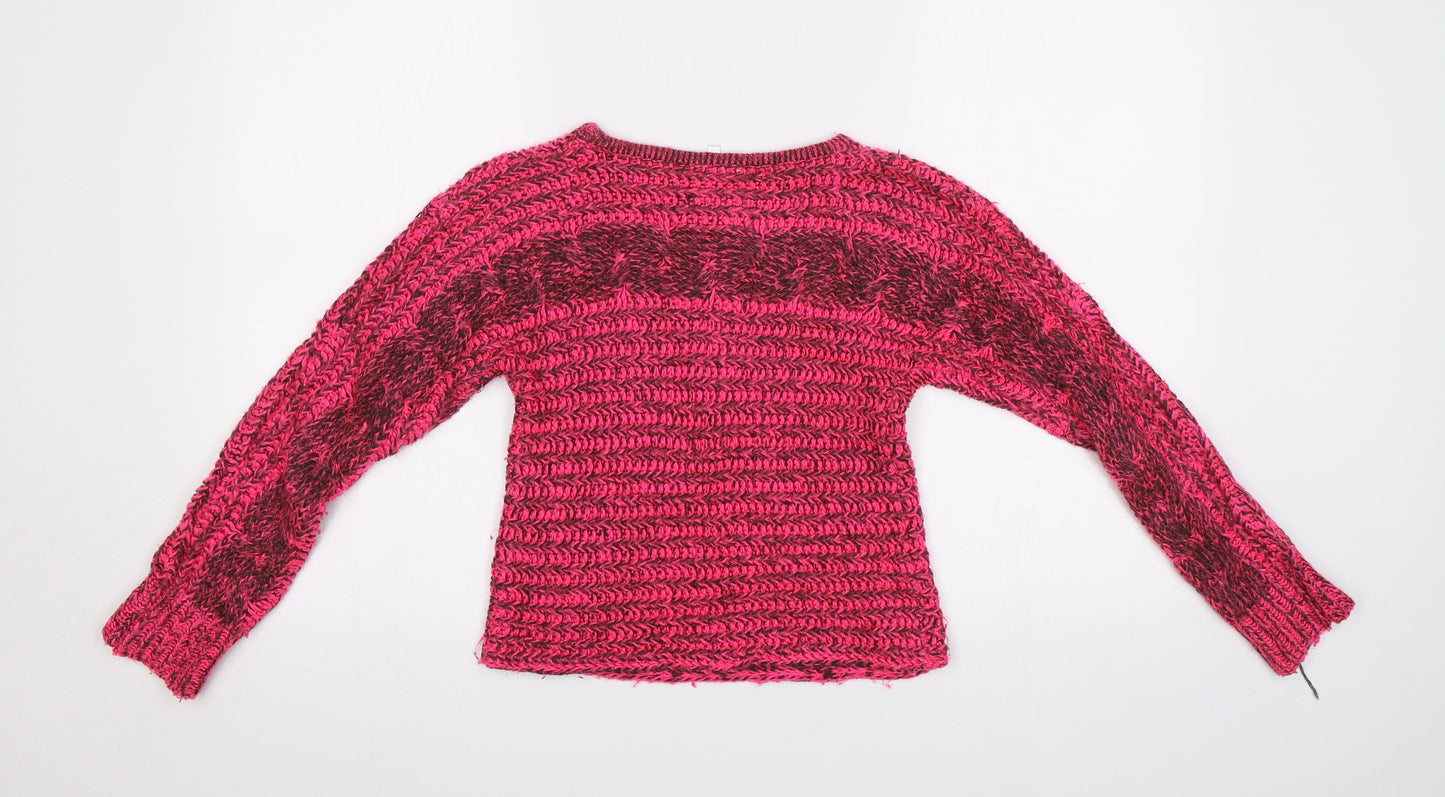Miss E-Vie Girls Pink   Pullover Jumper Size 11-12 Years