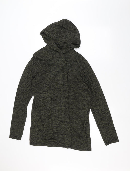River Island Womens Green   Cardigan Hoodie Size M