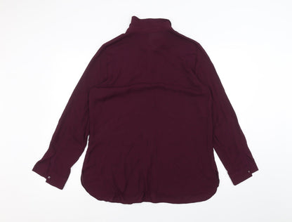 Debenhams Womens Purple   Basic Button-Up Size 14