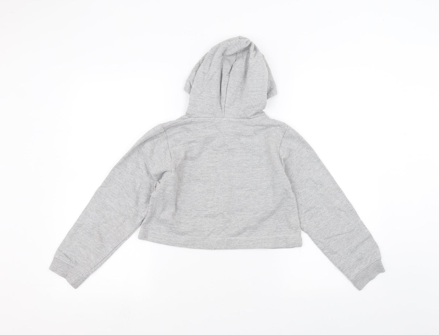 hullabaloo Girls Grey   Pullover Hoodie Size 9-10 Years