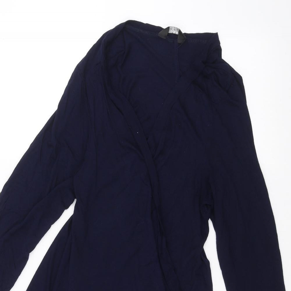 K & D Womens Blue   Cardigan Jumper Size 16
