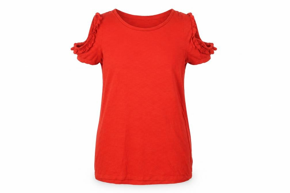 Papaya Womens Red   Basic T-Shirt Size S