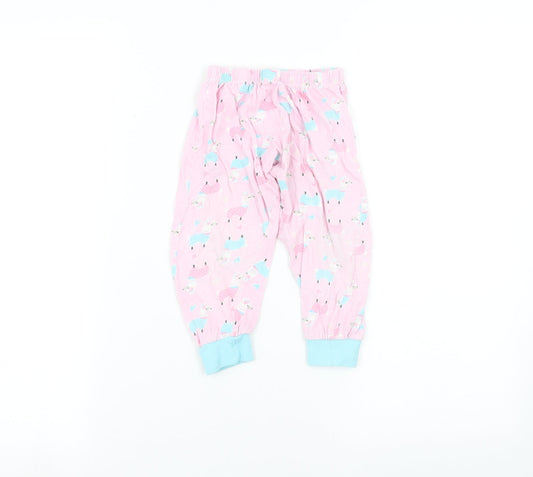 just you Girls Pink   Sweatpants Trousers Size 3-4 Years