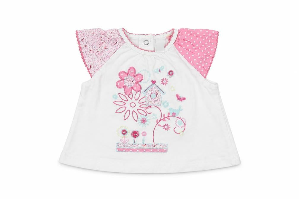 cool club Baby White   Basic T-Shirt Size 6-9 Months