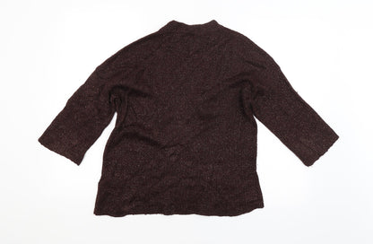 Warehouse Womens Brown   Pullover Jumper Size 10