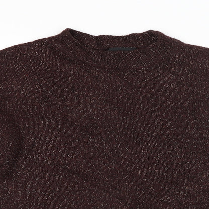 Warehouse Womens Brown   Pullover Jumper Size 10