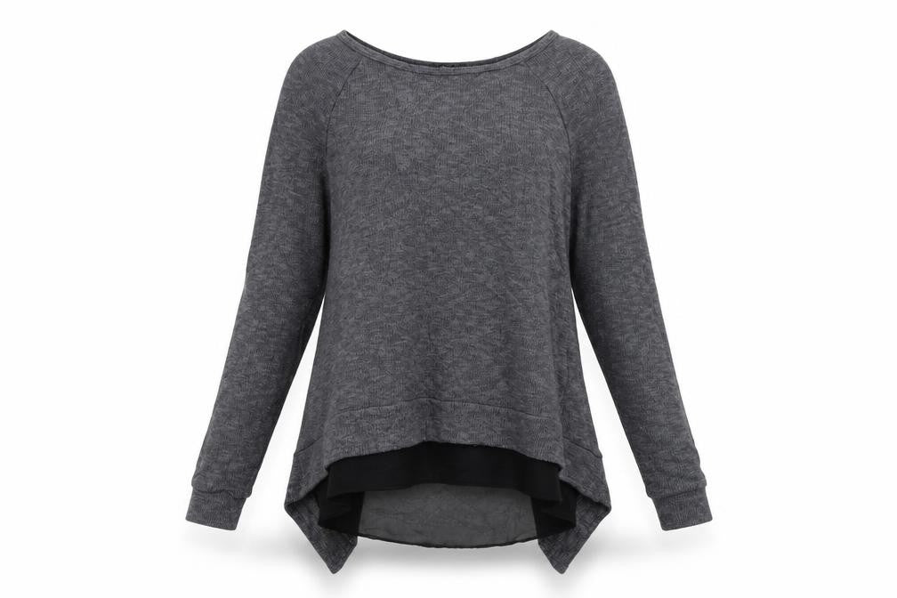 Green Envelope Womens Grey   Pullover Jumper Size M