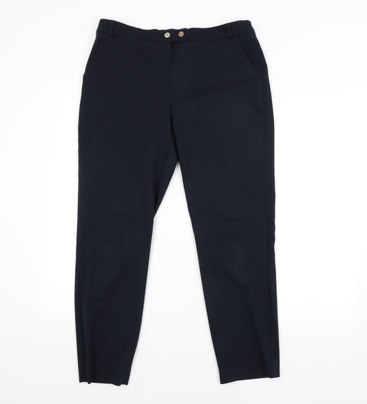George Womens Blue   Trousers  Size 12 L26 in
