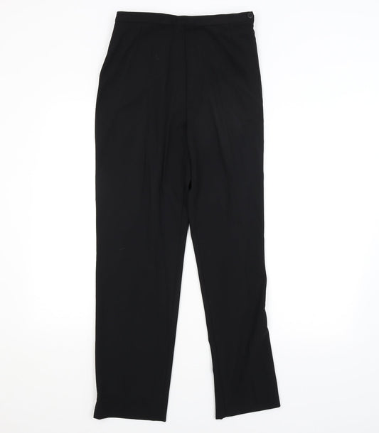 M&S Womens Black   Trousers  Size 12 L28 in
